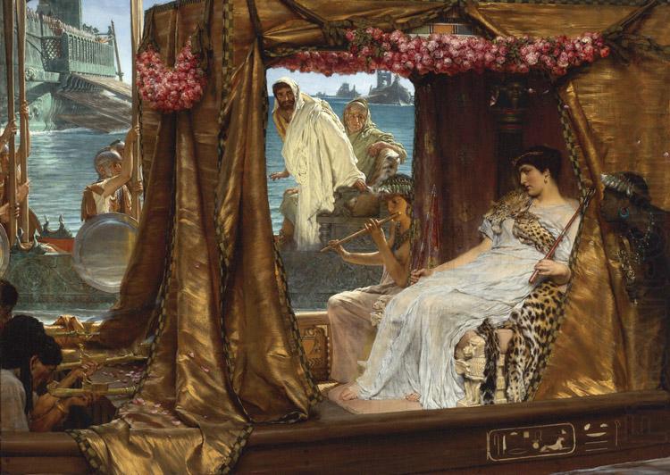 Alma-Tadema, Sir Lawrence The Meeting of Antony and Cleopatra (mk23) china oil painting image